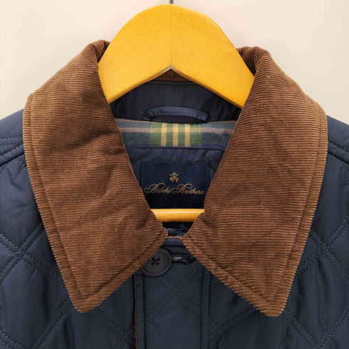 ブルックスブラザーズ BROOKS BROTHERS 襟コーデュロイ 裏地チェック キルティング ジャケット メンズ import:S