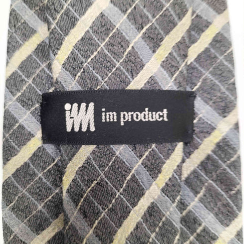 アイムプロダクトイッセイミヤケ im product ISSEY MIYAKE アーガイル 総柄 シルク ネクタイ メンズ