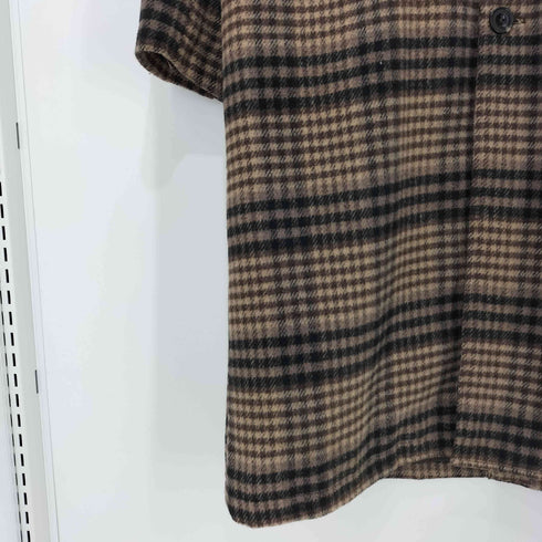 A.S.M / ADMIX ウール シャギー オーバーサイズ ロング丈 チェスター コート メンズ import:M