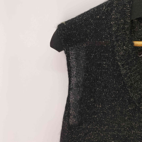 メゾンマルジェラ Maison Margiela 白タグ ここのえ期 Vネック ラメ ニットベスト メンズ M