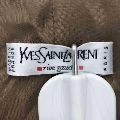 イヴサンローラン Yves Saint Laurent フランス製 スリム 1B テーラードジャケット レディース 36