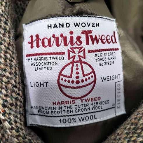 Draper's Bench Harris Tweed ハリスツイード生地 バスケットボタン ウール 3B テーラードジャケット メンズ JPN:48