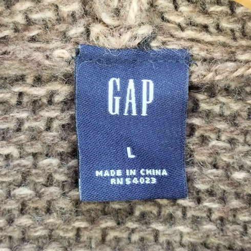 ギャップ Gap 00S OLD ラムウール ローゲージ ハーフジップ パーカ― メンズ import:L