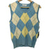 バーバリーズ BURBERRYS 90s アーガイル ラムズウール ニットベスト レディース import:M