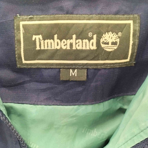 ティンバーランド Timberland 90S 97AW WEATHERGEAR ロゴ 刺繍 ポリ マウンテン パーカー ジャケット メンズ import:M