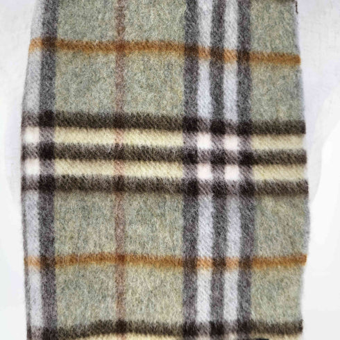 バーバリーズ BURBERRYS カシミヤ100% イングランド製 ノバチェック マフラー メンズ
