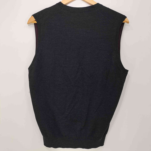 ポールスチュアート Paul Stuart ウール100 ニットベスト メンズ import:L