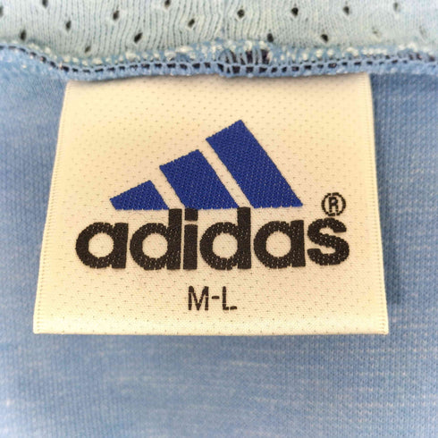 アディダス adidas 90S デサント製 トレフォイルロゴ 刺繍 ハーフジップ プルオーバー パーカー メンズ M-L