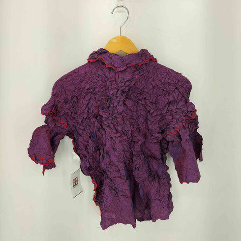 イッセイミヤケ ISSEY MIYAKE HIGH NECK LONG SLEEVE TOP レディース