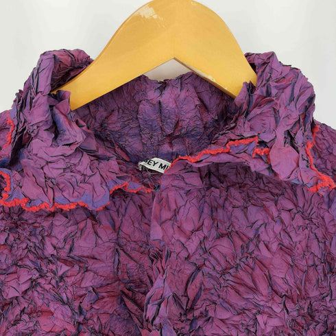 イッセイミヤケ ISSEY MIYAKE HIGH NECK LONG SLEEVE TOP レディース