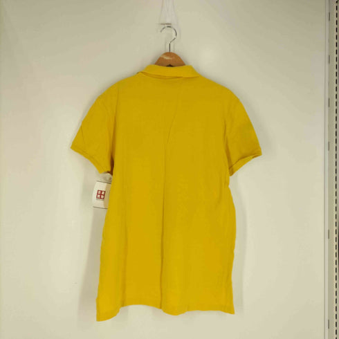 ポロバイラルフローレン Polo by RALPH LAUREN CUSTOM FIT ナンバリング ビッグポニー 鹿の子ポロシャツ メンズ import:L