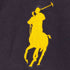 ポロバイラルフローレン Polo by RALPH LAUREN CUSTOM FIT ナンバリング ビッグポニー 鹿の子ポロシャツ メンズ import:L