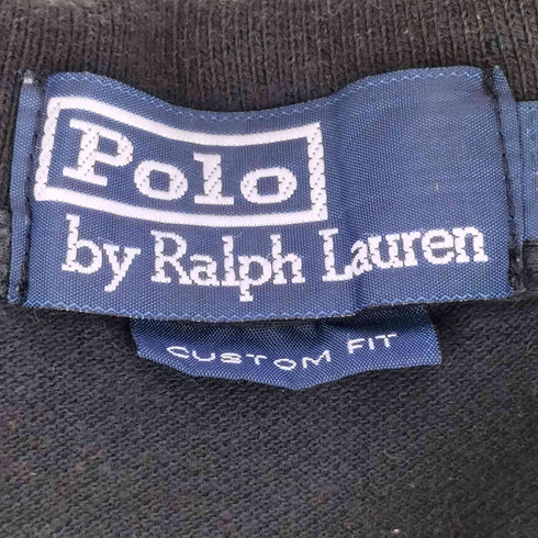 ポロバイラルフローレン Polo by RALPH LAUREN CUSTOM FIT ナンバリング ビッグポニー 鹿の子ポロシャツ メンズ import:L