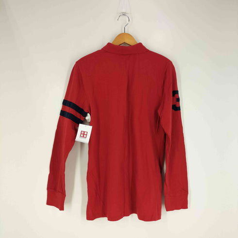 ポロバイラルフローレン Polo by RALPH LAUREN ビッグポニー ナンバリング L/S 鹿の子ポロシャツ メンズ XL(18-20)