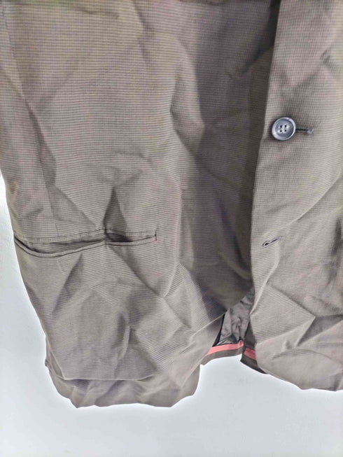 サックスフィフスアベニュー SAKS FIFTH AVENUE 3Bテーラードジャケット 背抜き メンズ US:42