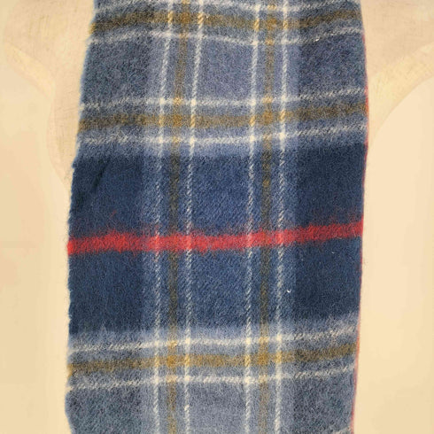 Glen Lossie スコットランド製 ウール チェック マフラー メンズ