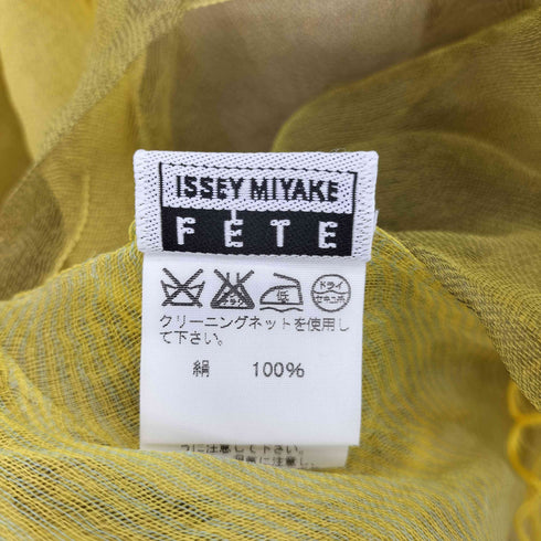 イッセイミヤケフェット ISSEY MIYAKE FETE オーガンジー生地 マフラー レディース