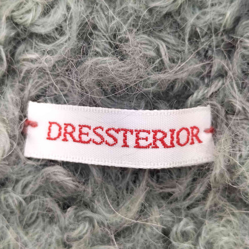 ドレステリア DRESSTERIOR シャギー ラウンドネックニット レディース