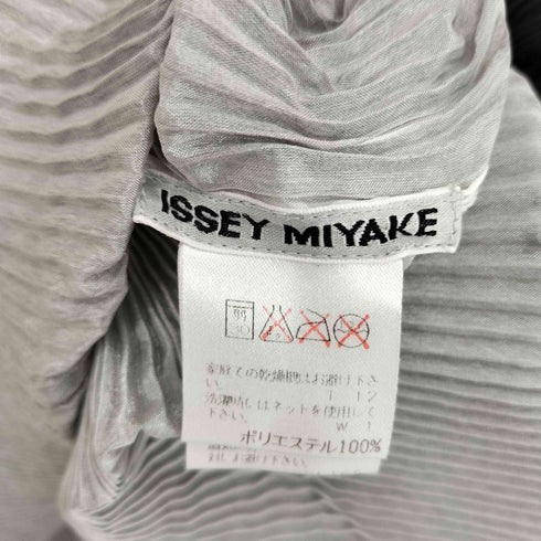 イッセイミヤケ ISSEY MIYAKE 00SS 銀タグ ラインデザイン Vネック タイト プリーツ カットソー レディース JPN:M
