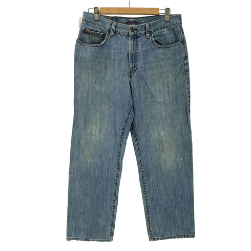 エディーバウアー Eddie Bauer メキシコ製 PREMIUM DENIM RELAXED ジップフライ デニム パンツ メンズ W:34 L:30