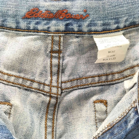 エディーバウアー Eddie Bauer メキシコ製 PREMIUM DENIM RELAXED ジップフライ デニム パンツ メンズ W:34 L:30