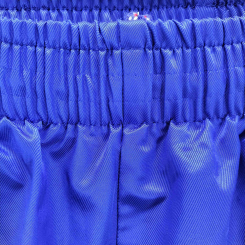 アディダス adidas 90S デサント製 ロゴ 刺繍 サイドトリコロール 裾ジップ トラック パンツ ジャージ メンズ O