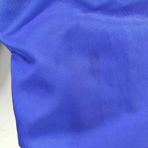 アディダス adidas 90S デサント製 ロゴ 刺繍 サイドトリコロール 裾ジップ トラック パンツ ジャージ メンズ O