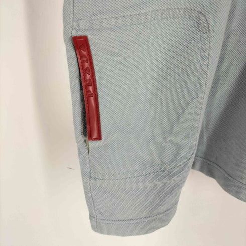 プラダ PRADA SPORT 鹿の子ポロシャツ ARCHIVE メンズ import:XL