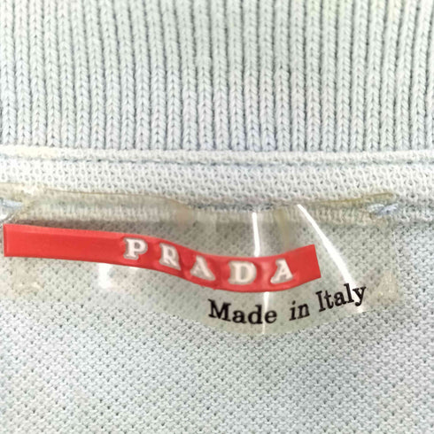 プラダ PRADA SPORT 鹿の子ポロシャツ ARCHIVE メンズ import:XL