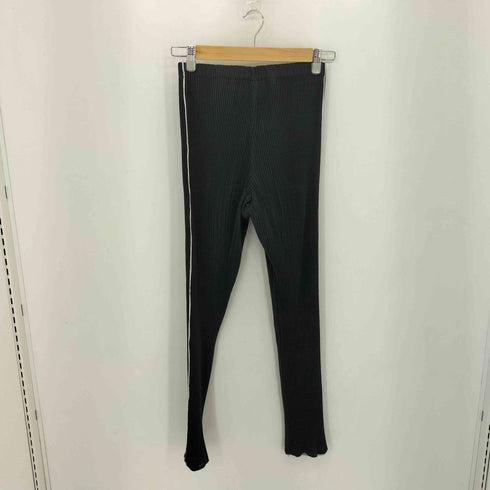 イッセイミヤケ ISSEY MIYAKE 00SS 銀タグ ラインデザイン スリム プリーツ パンツ レディース JPN:S