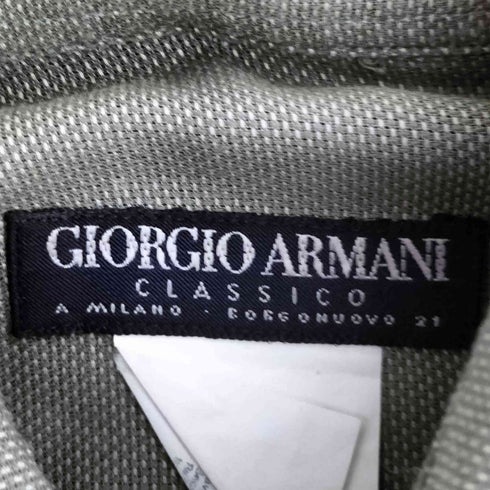 ジョルジオアルマーニ Giorgio Armani イタリア製 コットン レギュラーカラーシャツ メンズ 41/16