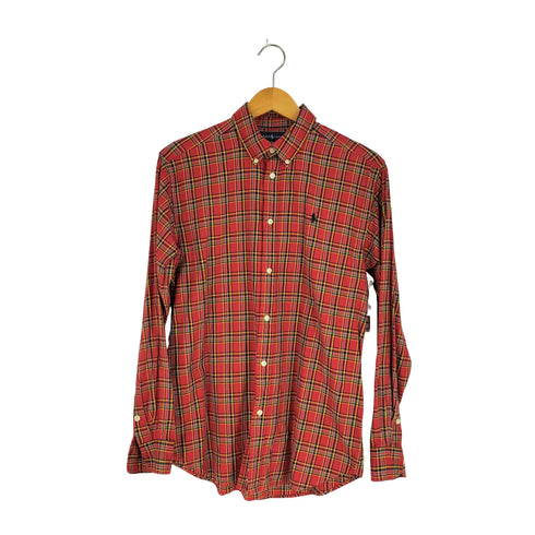 ラルフローレン RALPH LAUREN スモールポニー チェック BDシャツ メンズ XL (18-20)