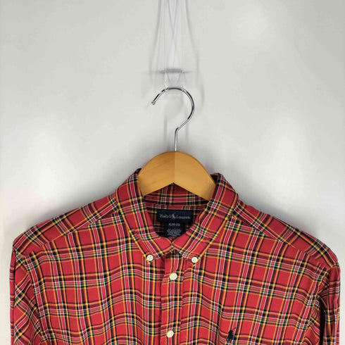ラルフローレン RALPH LAUREN スモールポニー チェック BDシャツ メンズ XL (18-20)