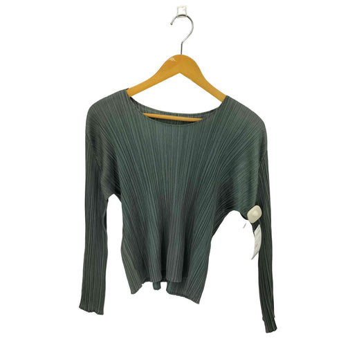プリーツプリーズイッセイミヤケ PLEATS PLEASE ISSEY MIYAKE プリーツ加工 カットソー ロングTシャツ レディース JPN:3