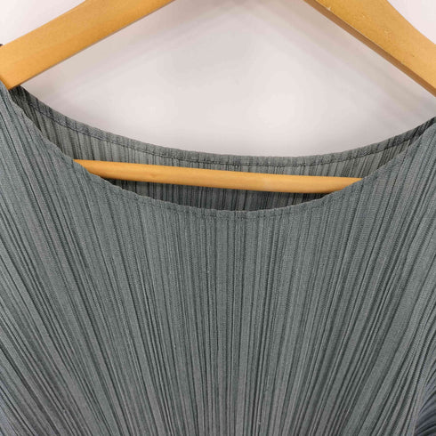 プリーツプリーズイッセイミヤケ PLEATS PLEASE ISSEY MIYAKE プリーツ加工 カットソー ロングTシャツ レディース JPN:3