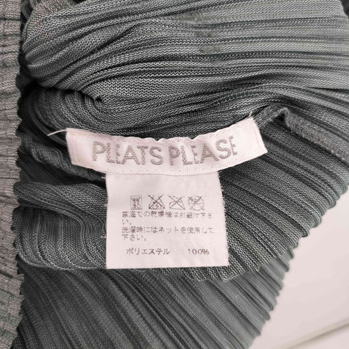 プリーツプリーズイッセイミヤケ PLEATS PLEASE ISSEY MIYAKE プリーツ加工 カットソー ロングTシャツ レディース JPN:3