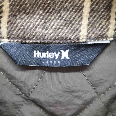 ハーレー Hurley チェック柄シャツバックプリント メンズ import:L