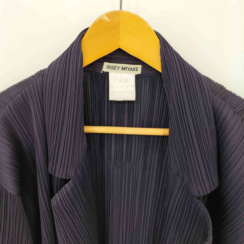 プリーツプリーズイッセイミヤケ PLEATS PLEASE ISSEY MIYAKE 93AW プリーツ テーラードジャケット レディース JPN:L