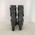 バレンシアガ BALENCIAGA ベルテッドヒールレザーブーツ レディース EUR:38