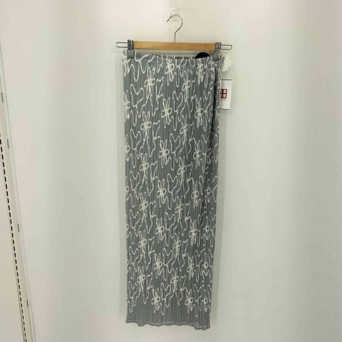 プリーツプリーズイッセイミヤケ PLEATS PLEASE ISSEY MIYAKE 00s 花柄 フラワーテープ メッシュプリーツ スカート レディース JPN:3