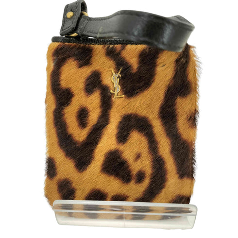 イブサンローランプールオム Yves Saint Laurent Pour Homme レオパード柄 ミニ ポーチ レディース