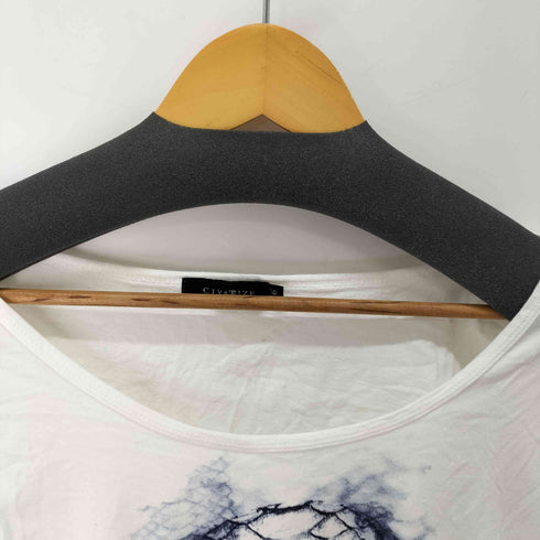 シヴァーライズ CIVARIZE Y2K ドクロ Uネックカットソー メンズ JPN:46