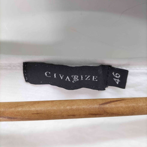 シヴァーライズ CIVARIZE Y2K ドクロ Uネックカットソー メンズ JPN:46