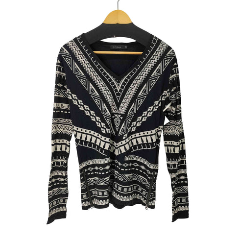 シヴァーライズ CIVARIZE Y2K Trick geometric pattern cut sew メンズ JPN:46