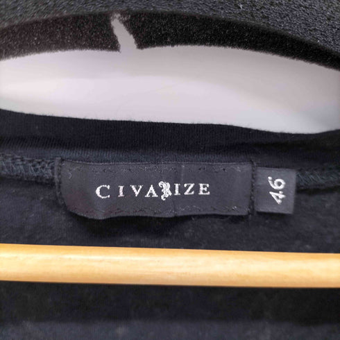 シヴァーライズ CIVARIZE Y2K Trick geometric pattern cut sew メンズ JPN:46