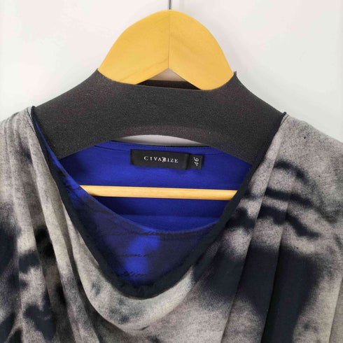 シヴァーライズ CIVARIZE Y2K レイヤード ドレープ カットソー メンズ JPN:46