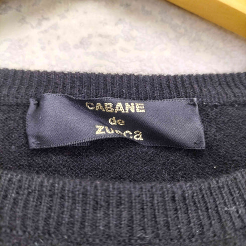 カバンドズッカ CABANE de ZUCCa CASHMERE 100% カシミヤ クルーネックニット レディース JPN:L
