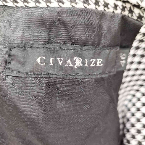 シヴァーライズ CIVARIZE 千鳥格子 テーラードジャケット メンズ JPN:46