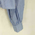 ザラ ZARA フリル クロップド ストライプ L/S シャツ ブラウス レディース import:M