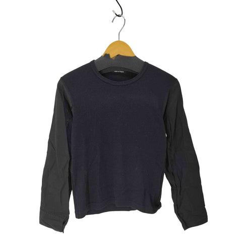 トリココムデギャルソン tricot COMME des GARCONS 90S 袖異素材 ウール混 カットソー レディース